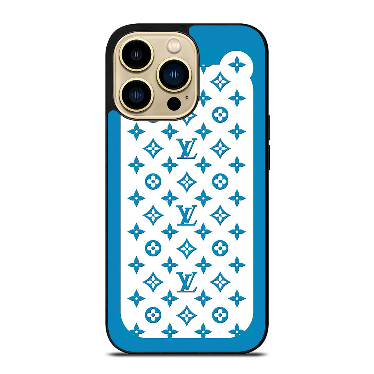 LOUIS VUITTON PATERN ICON LOGO BLUE iPhone 14 Pro Max